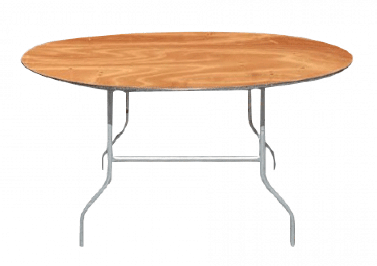 60 Wood Round Table