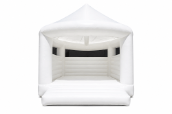 White bounce house
